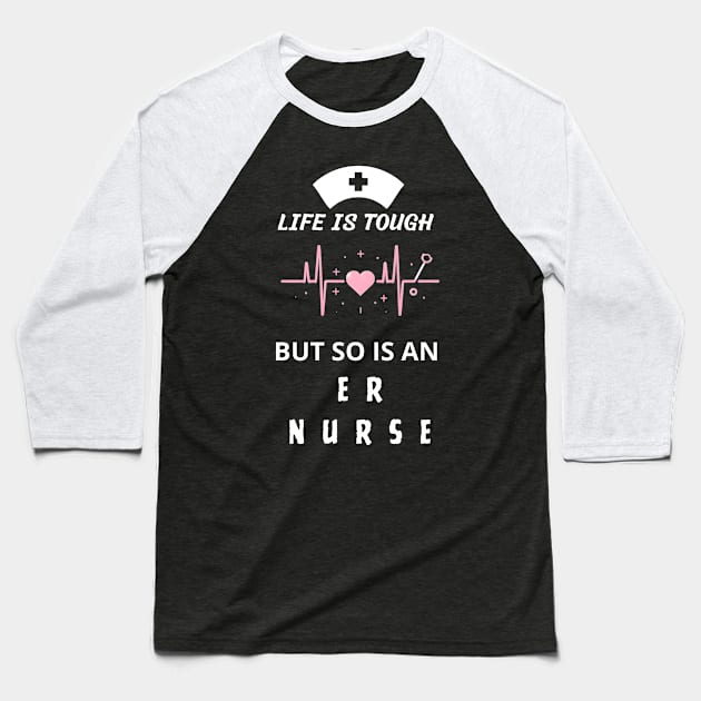 er nurse emergency nurse Baseball T-Shirt by vaporgraphic